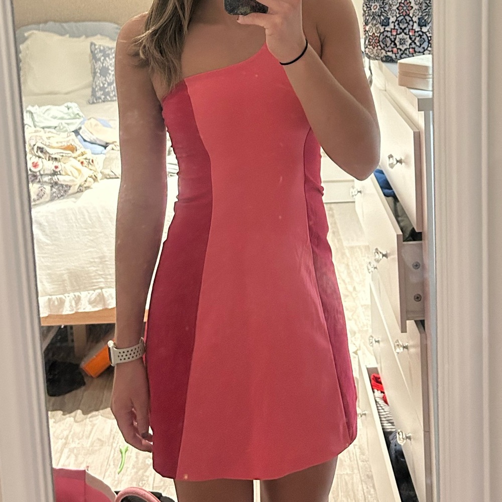 Outdoor Voices One Shoulder Exercise Dress